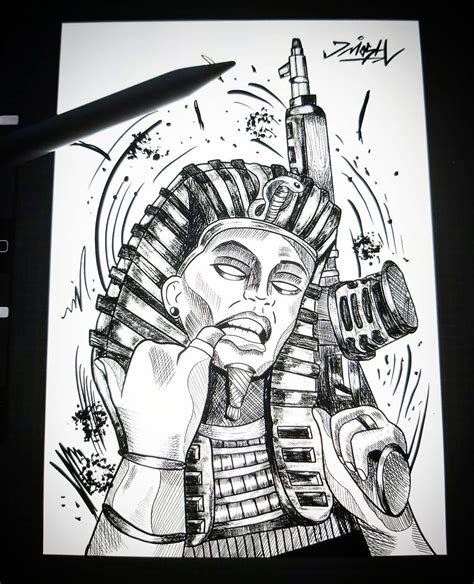 king-tut-tattoo-black-work-king-tut-tattoo,-egyptian-tattoo,-tattoo-design-drawings