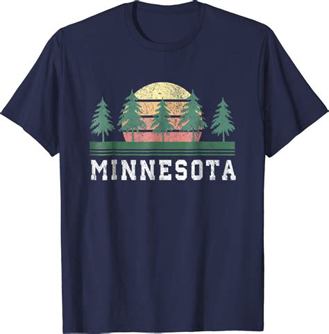 Minnesota Mn T Shirt Retro Vintage Shirt T Men Women