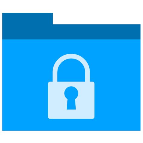 Private Icon | Phlat Blue Folders Iconset | shaunkleyn