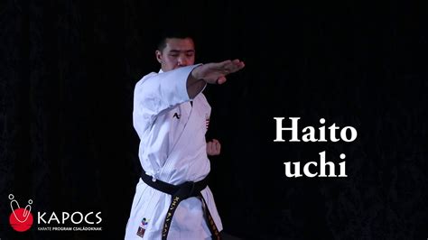 Karate Shotokan Haito Uchi Kapocs Sportprogram Youtube