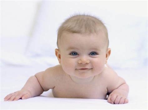 Gambar Bayi Lelaki Comel Baby Boy Wearing Diaper White Sunny Stock