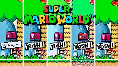 Evolution Of Yoshis House In Super Mario World Youtube