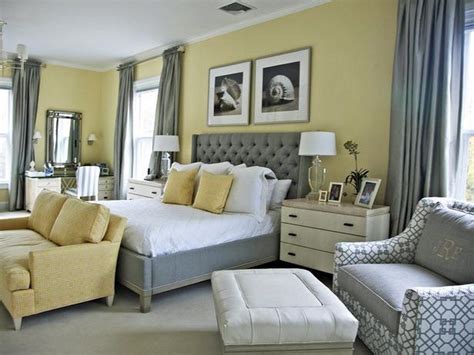 20 Bedroom Decor Grey And Yellow For A Cheerful And Modern Look
