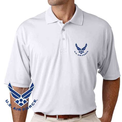 Officially Licensed Us Air Force Performance Polo Shirt