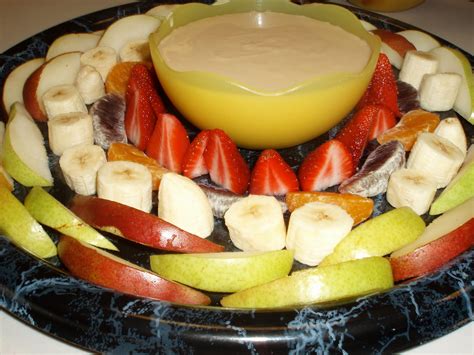 Cooking Fancy Fruits With Honey Yogurt Dip And Chocolate Fondue