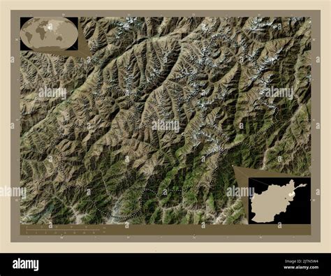 Nuristan Province Of Afghanistan High Resolution Satellite Map