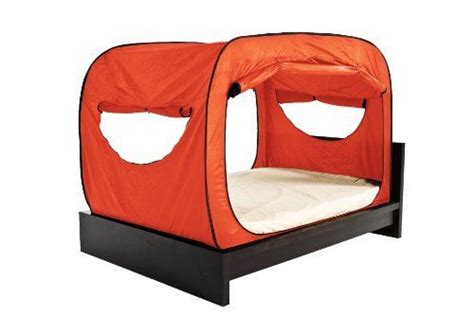 Privacy Pop Bed Tent Full Orange By Privacy Pop Amazon