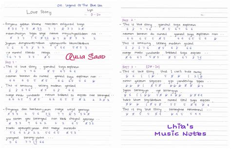 We were both young when i first saw you. Not Angka : Lyn - Love Story (Ost. Legend Of The Blue Sea ...