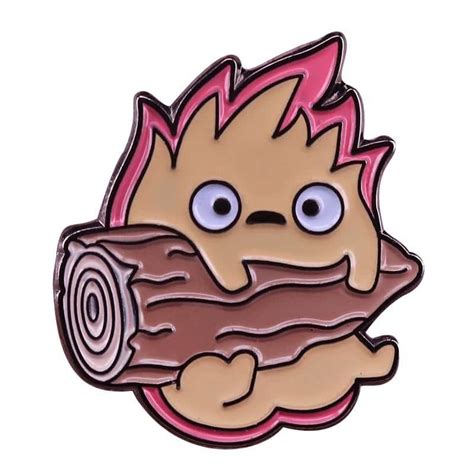 Japanese Anime Collectibles Art Collectibles Calcifer Pin Howls