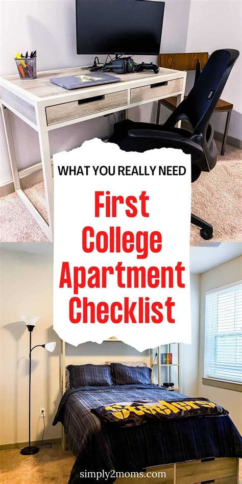 The Ultimate First College Apartment Checklist 2023 Must Have List