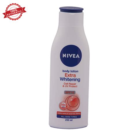 Buy Nivea Extra Whitening Cell Repair And Uv Protect Body Lotion With Spf