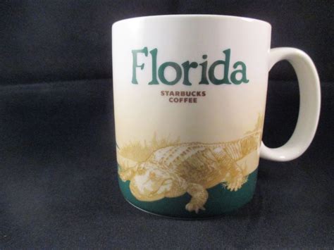 Starbucks 2011 Florida Global Collector Series State Coffee Mug Cup 16