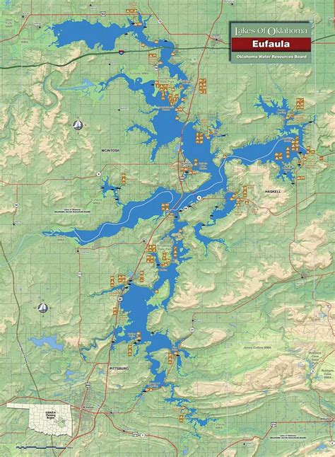 Oklahoma State Park Maps Dwhike