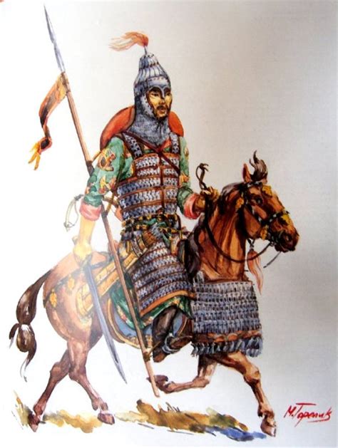 Avar Horseman Ancient Warriors Early Middle Ages Medieval Armor