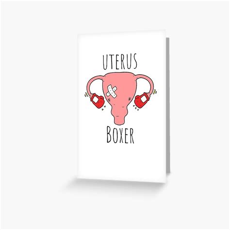 Uterus Boxer Uterus Puns Uterus Jokes Medical Jokes Funny