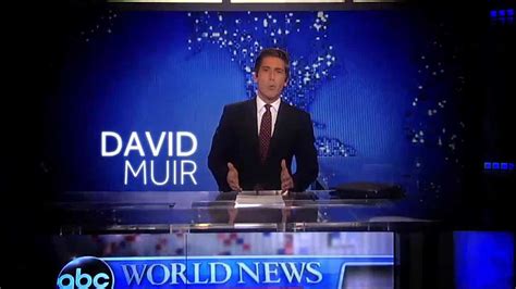 David Muir Anchors Abc World News Tonight
