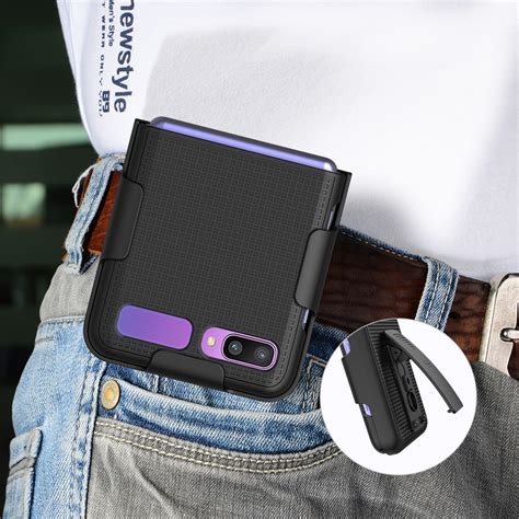 Hard Protector Case Cover Belt Clip Holster For Samsung Galaxy Z Flip