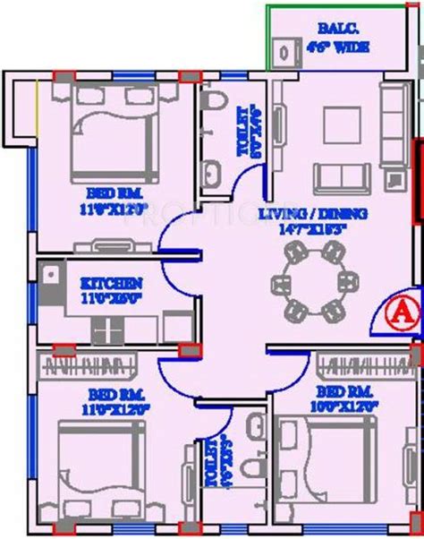 24 House Plan Inspiraton 3bhk Ground Floor Plan In 1000 Sq Ft