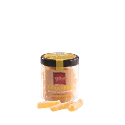 Candied Crystallized Ginger Sticks By Cruzilles 120g Lqv Hk