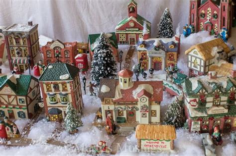 Setting up a christmas village display is exciting for kids and adults. Christmas Village