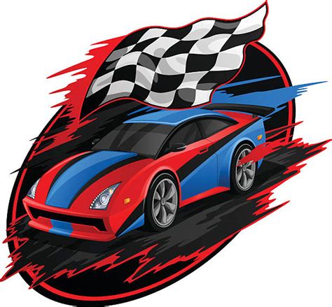Sport Cars On Track Illustrations Royalty Free Vector Graphics And Clip