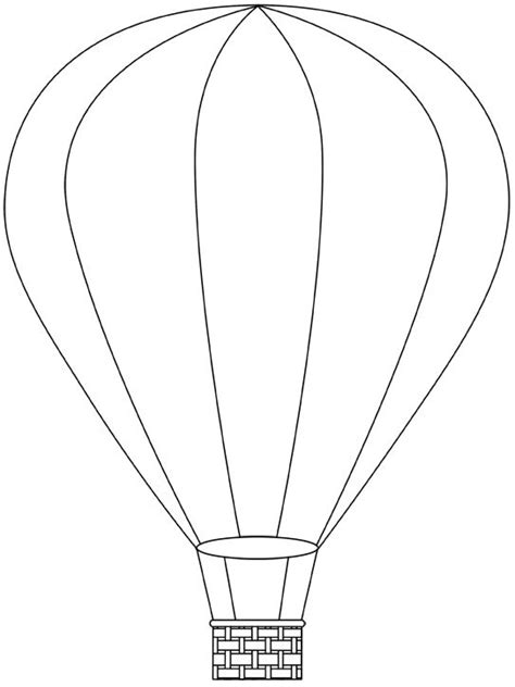Hot Air Balloon Template Printable Printable Word Searches
