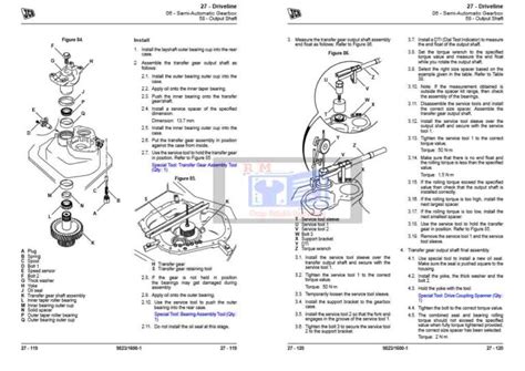 Jcb Ps760 Ps764 Ps766 Transmission Service Repair Manual
