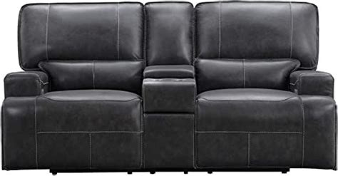 Abbyson Living Premium Top Grain Leather Upholstered Power Reclining