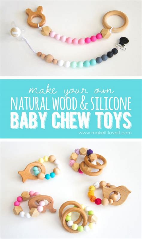 How To Make Natural Wood And Silicone Baby Chew Toys Make It And Love It