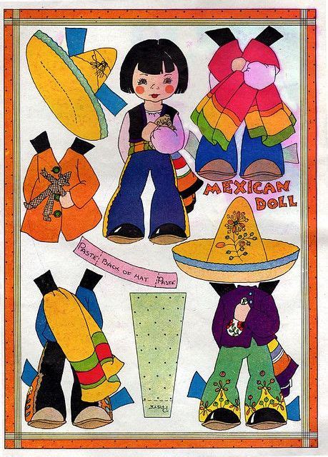 Mexican Paper Dolls Print Outs