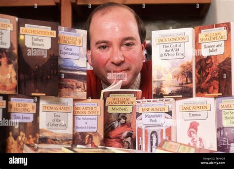 Clive Reynard Co Founder Of Wordsworth Editions With A Display Of