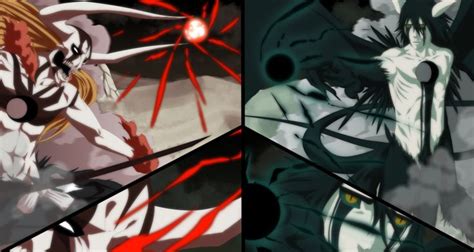 Ichigo Vs Ulquiorra Wallpaper Wallpapersafari Bleach Anime Anime
