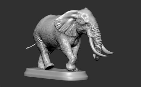 Elephant 3d Model 3d Printable Cgtrader