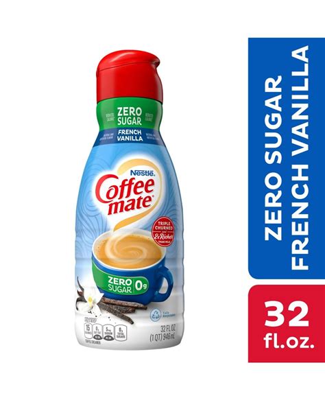 Nestle Coffee Mate French Vanilla Sugar Free Creamer 32oz 946ml Drinks