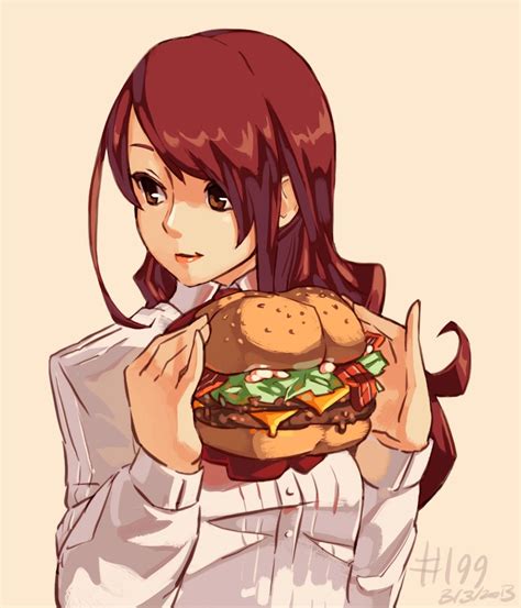 Share More Than 75 Anime Eating Burger Best Vn