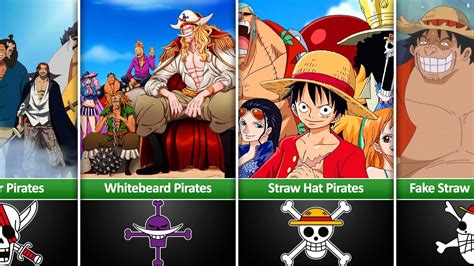 All Pirate Crews In One Piece Youtube