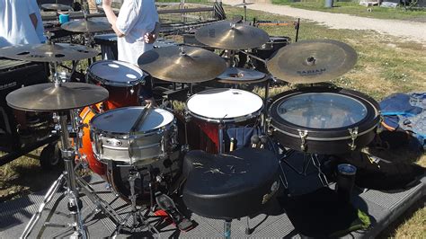 My Drum Kit For This Years Marching Band Season Specs In Comments Drums