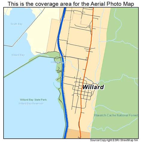 Aerial Photography Map Of Willard Ut Utah