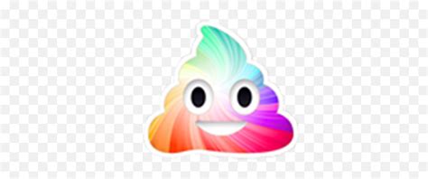 Rainbow Poop Emoji Poop Ice Cream Transparent Background Pngrainbow