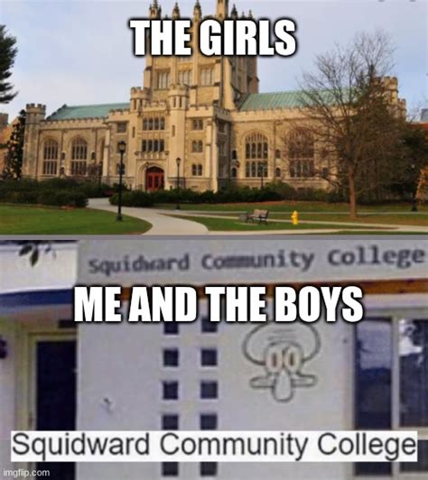 Squidward Community College Imgflip