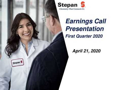 Stepan Company 2020 Q1 Results Earnings Call Presentation Nysescl