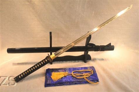 41 Hand Forged Japanese Black Ninjato Sword Shō Tsuba Straight Blade