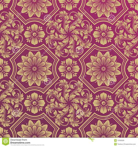 45 Pink And Gold Damask Wallpaper