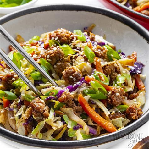 Egg Roll In A Bowl Easy 15 Minute Dinner Wholesome Yum