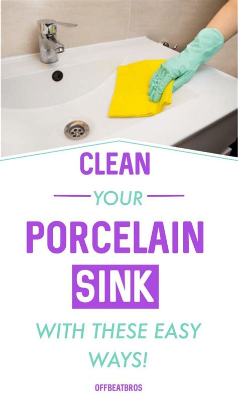 How To Clean Porcelain Sinks Easy Cleaning Hacks Porcelain Sinks