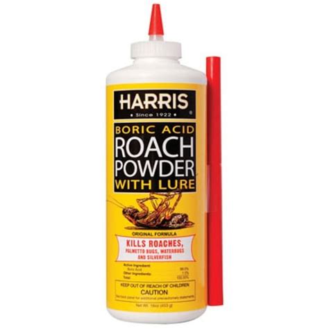 Harris Hrp 16 Boric Acid Roach Killer Powder 16 Oz Overstock 25488405