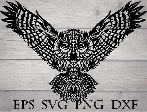 Owl Mandala Svg Free Svg Png Eps Dxf File Include