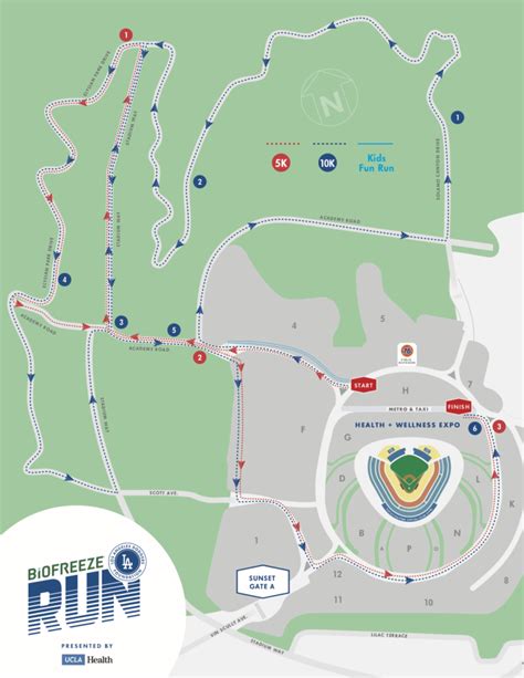 Dodger Stadium Parking Map