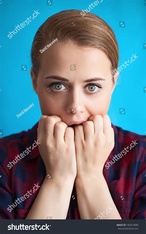 Portrait Disappointed Girl Stock Photo Edit Now 183313085