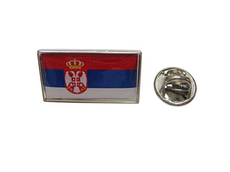 Serbia Flag Lapel Pin Serbia Flag Flag Lapel Pins Lapel Pins